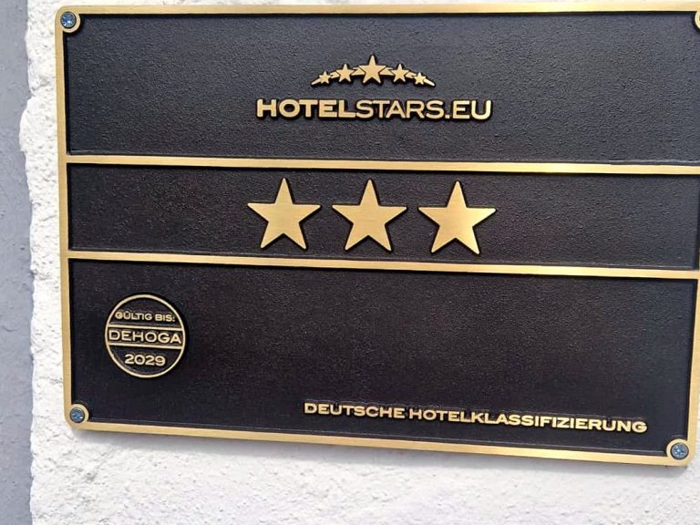 drei Sterne Auszeichnung 